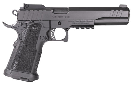 Girsan 395075 Witness2311 10mm Auto 15+1 6" Black Steel Barrel, Black Optic Ready/Serrated Steel Slide, Black Polymer Frame w/Beavertail & Picatinny Rail, Black Checkered Polymer Grip, Ambidextrous