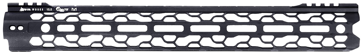 Odin Works F15MLO2 02 Lite M-LOK Forend-15.5" M-LOK, Black Aluminum, Mounting Hardware Included for AR-15
