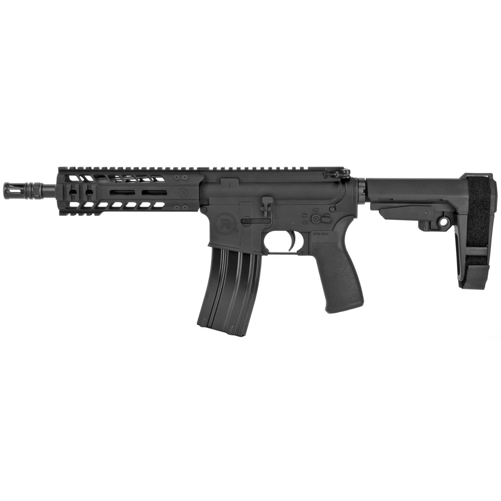 RADICAL FIREARMS FORGED AR PISTOL HGA 300 BLACKOUT 8.5IN BBL BLK 7IN MHR MLOK SBA3 PB 30RD