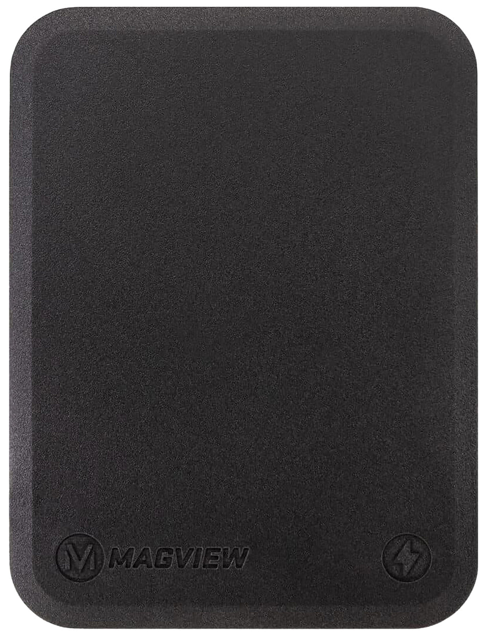 Magview 82028 Wireless Charging Phone Plate Black 2.50" x 3.25"