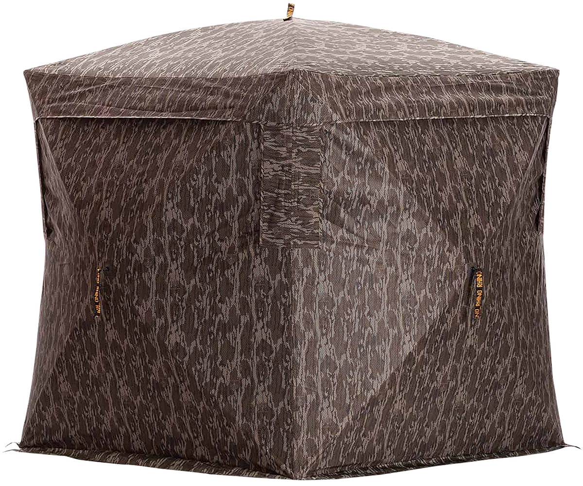 Rhino Blinds RBO187 Rhino 180 5 Hub Mossy Oak Bottomland 150 Denier/Mesh