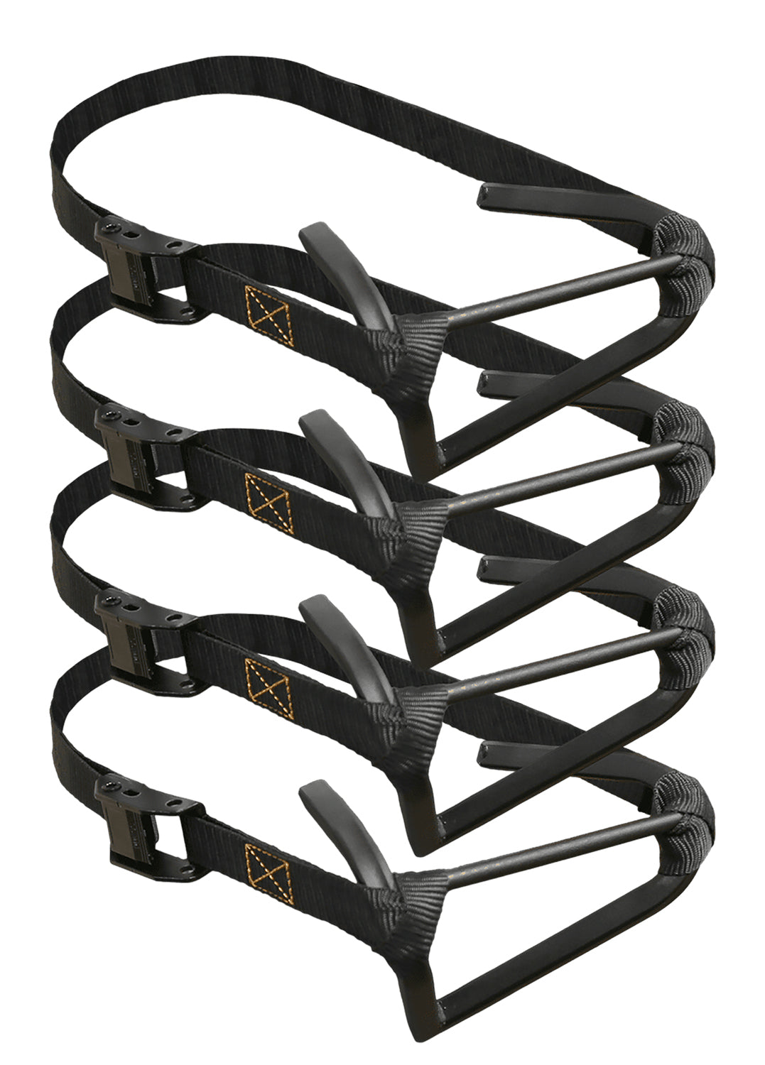 Muddy MUD-MSS-4PK Micro Stagger Step Black Steel Nylon