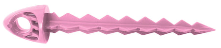 Targettack Llc Targettack Pink Polycarbonate Plastic 3" For Paper/Vinyl Targets 6 Pack