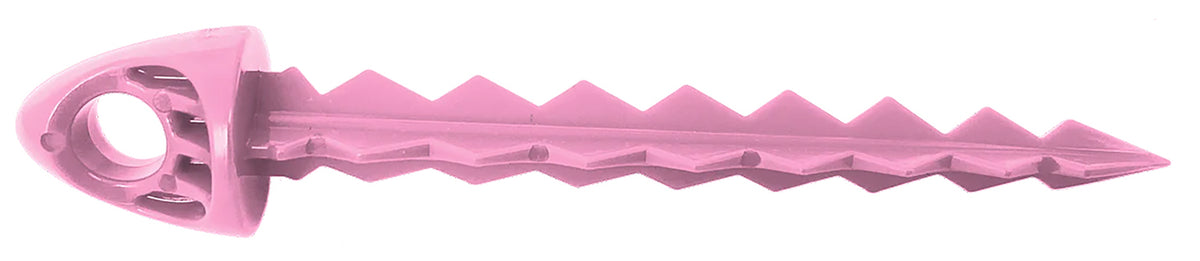 Targettack Llc Targettack Pink Polycarbonate Plastic 3" For Paper/Vinyl Targets 12 Pack