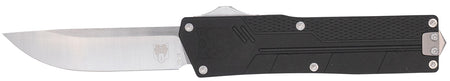 CobraTec Knives CTPRNEDGBLK Paragon Sports South Exclusive OTF Plain Satin VG-10 SS Blade Black Textured