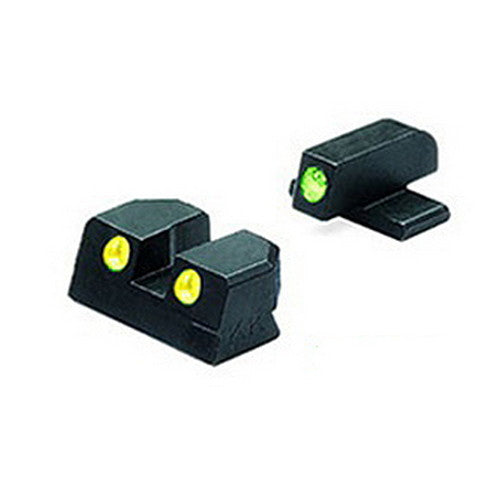 MEPROLIGHT SPRINGFIELD XD 9/40  GRN-YLW  FIXED FULL SET TD