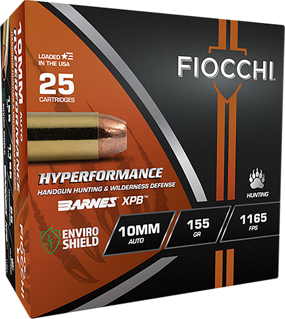 Fiocchi 10mm Auto Hyperformance Hunt 155gr CSHP Ammo