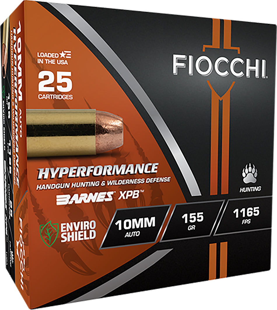 Fiocchi 10mm Auto Hyperformance Hunt 155gr CSHP Ammo