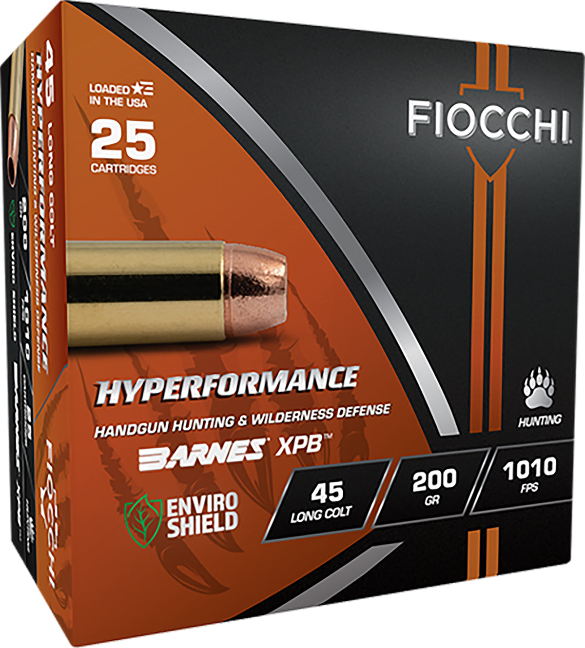 Fiocchi .45 Long Colt  200gr CSHP Ammo