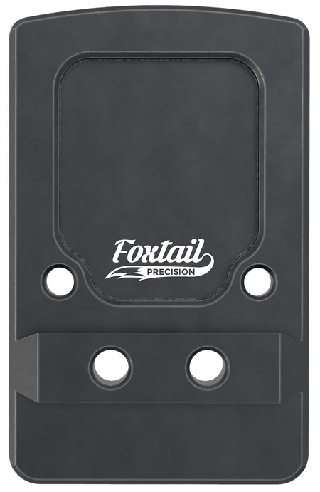 Foxtail Precision 100013 Rear Sight Dovetail Optic Adapter Plate for non MOS Glock Black Anodized Glock Non MOS