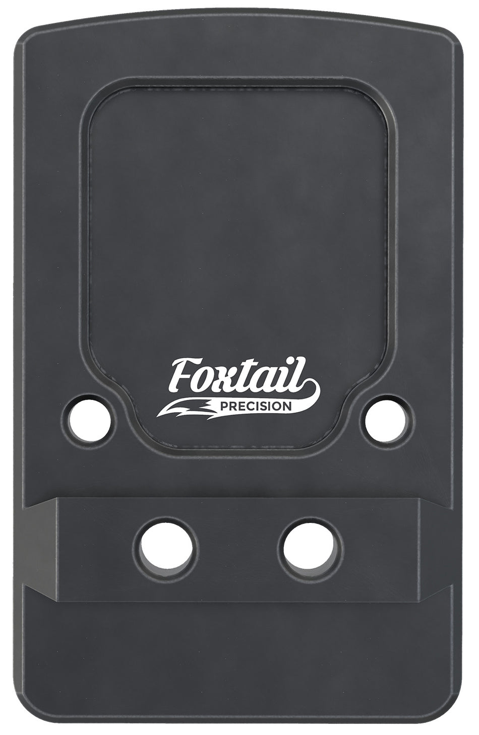 Foxtail Precision 100013 Rear Sight Dovetail Optic Adapter Plate for non MOS Glock Black Anodized Glock Non MOS