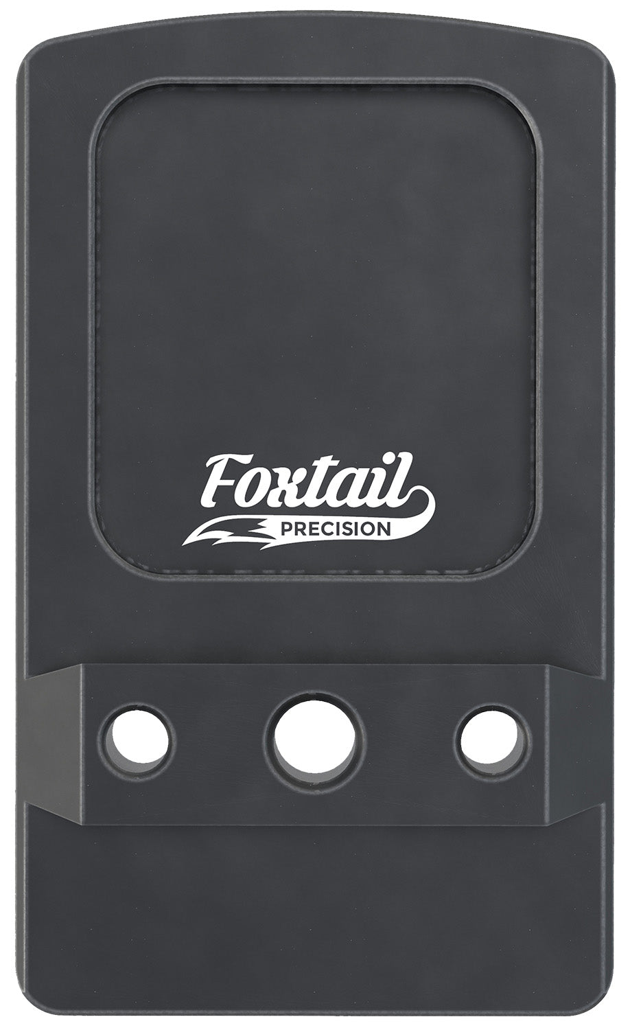 Foxtail Precision 100014 Rear Sight Dovetail Optic Adapter Plate for non MOS Glock Black Anodized Glock Non MOS
