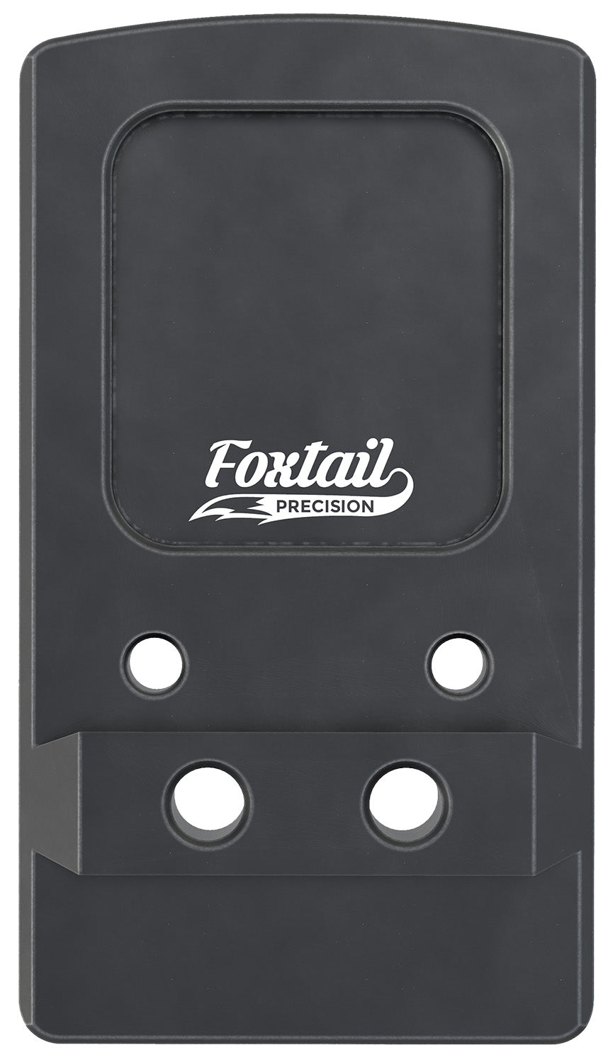 Foxtail Precision 100015 Rear Sight Dovetail Optic Adapter Plate for non MOS Glock Black Anodized Glock Non MOS