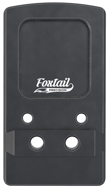 Foxtail Precision 100015 Rear Sight Dovetail Optic Adapter Plate for non MOS Glock Black Anodized Glock Non MOS