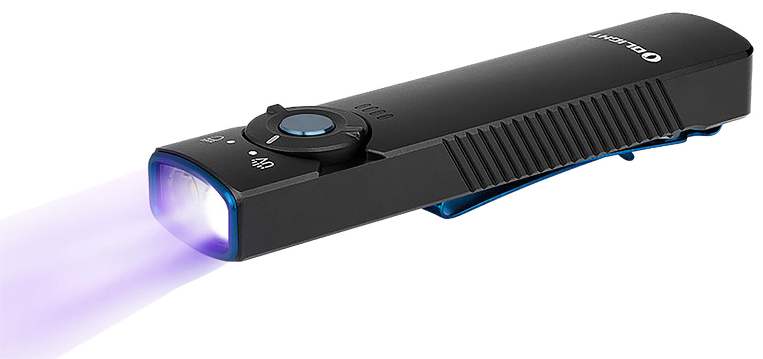 Olightstore Usa Inc ARKFELDUVBKCW Arkfeld UV Black Anodized 1/15/60/300/1,000 Lumens White LED UV Light