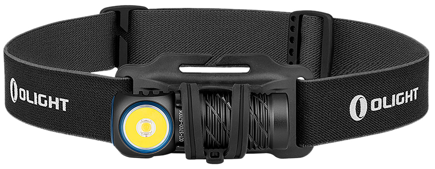 Olightstore Usa Inc PERUN2MINIBKCW Perun 2 Mini Black Anodized 2/15/40/60/250/1,100 Lumens White/Red LED
