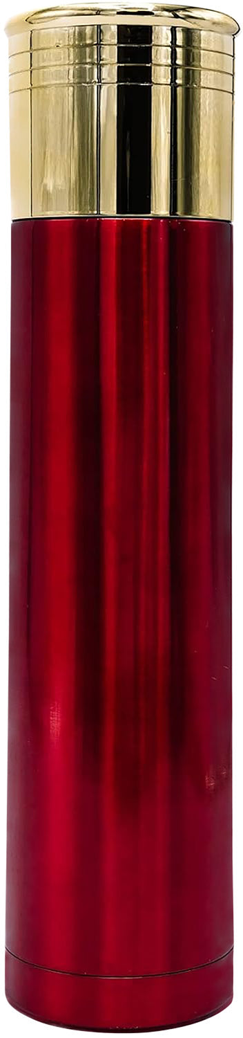 Caliber Gourmet Shotgun Shell Red Thermos Bottle, 1 Liter, 13" Tall, Insulated CBG-TMS-1031