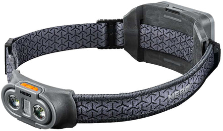 NEBO NEBHLP0015 Einstein 750 Headlamp Gray 5/80/250/750 Lumens White/Red