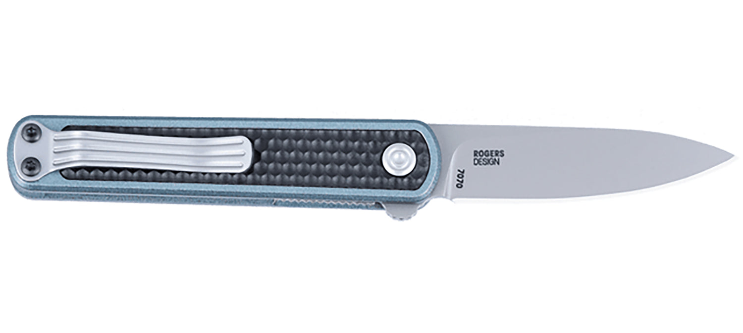 CRKT 7070 Pup EDC 2.09" Folding Plain Bead Blasted AUS-10A SS Blade, GRN Handle