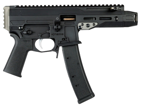 Nemo Arms MNG9MMC Mongoose 9mm Luger 35+1 5.80" Black Barrel & Receiver w/Picatinny Rail, Black Grip, Ambidextrous