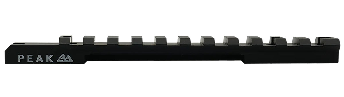 Weatherby J010006 Picatinny Rail Matte Black Aluminum Weatherby Vanguard Weaver Mount Short Action 20 MOA