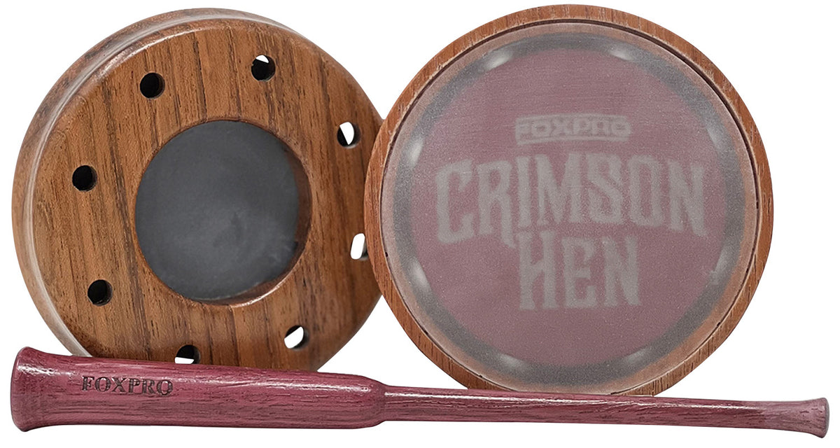Foxpro CRIMSONTIP Crimson Tip Friction Turkey Sounds Cherry Wood