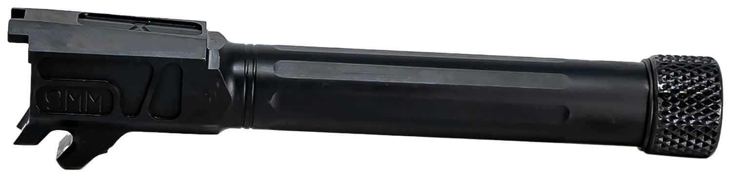 Faxon Firearms Match Series 9mm Luger Black Nitride 416R Stainless Steel Fluted Barrel P365XL