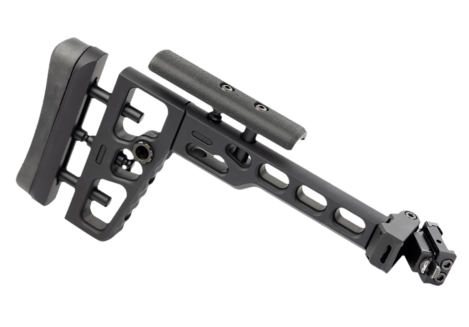 Samson 040614101 S.A.S Black Anodized Folding Picatinny Adapter
