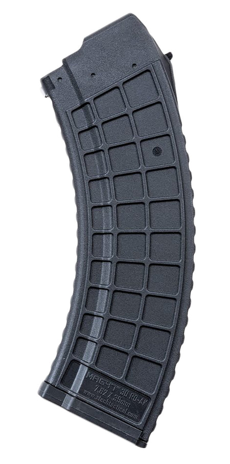 Xtech Tacitcal XTT1152BLKMAG47 Gen2 30rd Waffle 7.62X39 Fits AK-47 Black Stainless Steel