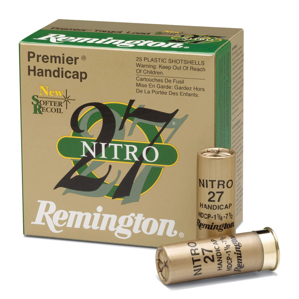 Remington Premier Nitro 27 Gold Handicap 12 Gauge 2.75 in 1-1/8 oz #7.5