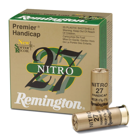 Remington Premier Nitro 27 Gold Handicap 12 Gauge 2.75 in 1-1/8 oz #7.5