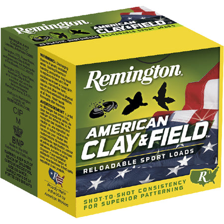 Remington American Clay & Field Sport Loads 12 Gauge 2.75 in 1-1/8 oz #7.5