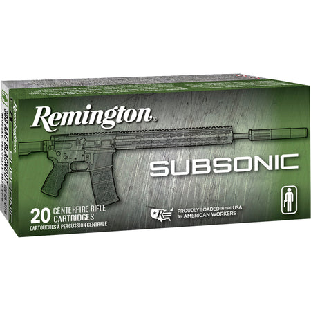 Remington .300 AAC Blackout Subsonic 220gr Open Tip Flat Base Ammo
