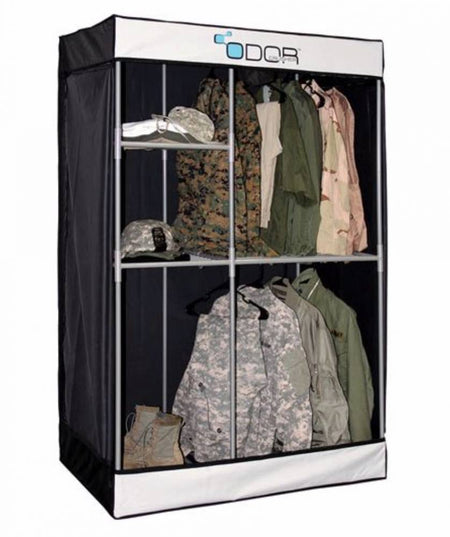 ODOR CRUSHER TACTICAL OZONE DELUXE FLEX CLOSET BLACK
