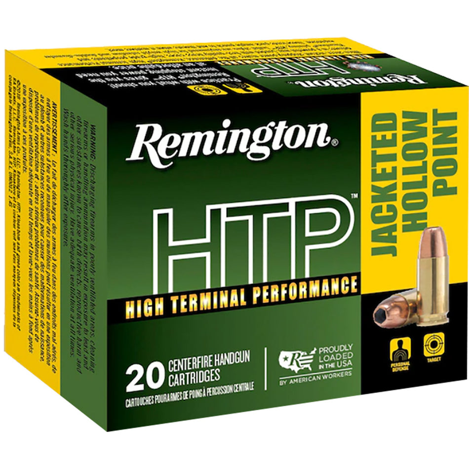 Remington .45 ACP HTP 185gr JHP Ammo