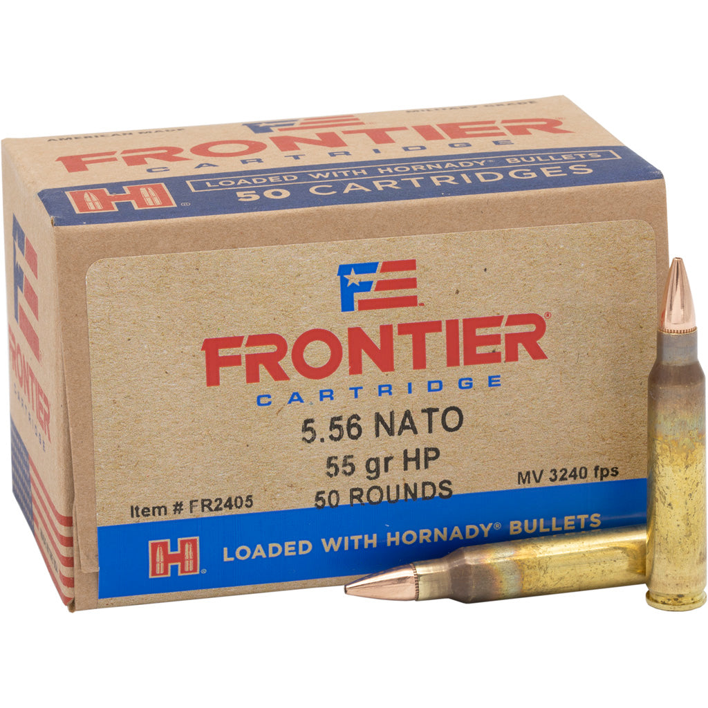 Frontier Cartridge 5.56x45mm NATO Lake City Centerfire Rifle Match 55gr BTHP Ammo