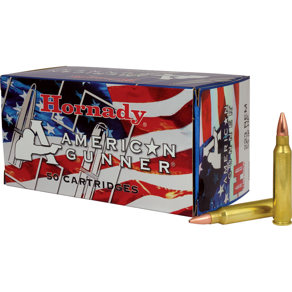 Hornady .223 Remington American Gunner 55gr HP Match Ammo