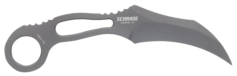 BTI SCHRADE BONEYARD CLR FIXED BLADE