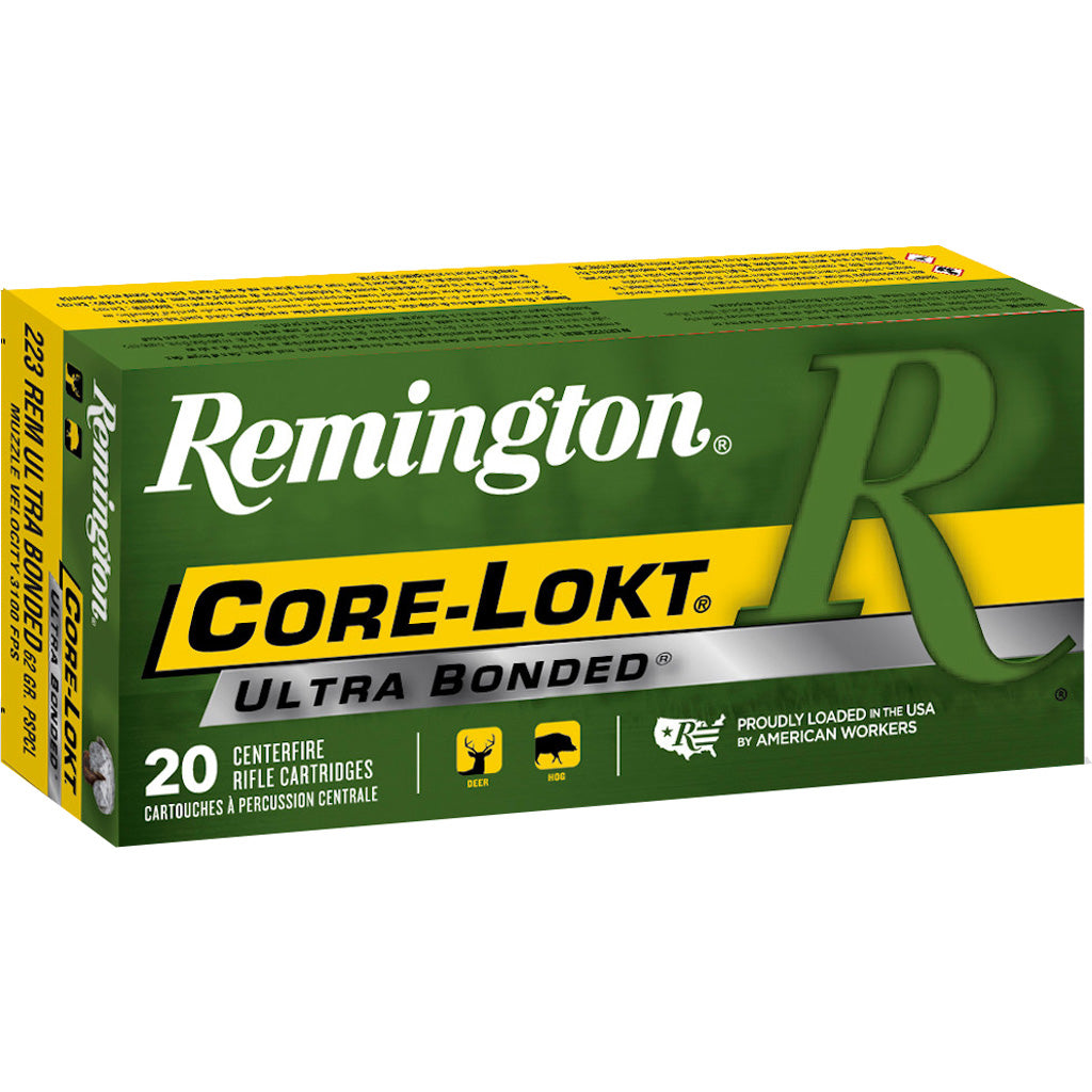 Remington .223 Remington Core-Lokt 62gr BHP Ammo
