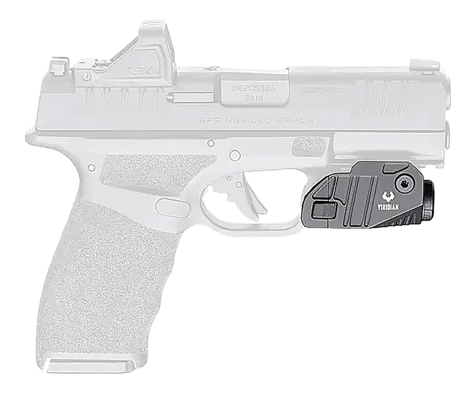 Viridian 9300048 CTL Custom for Springfield Hellcat Pro Black Anodized 525 Lumens White LED