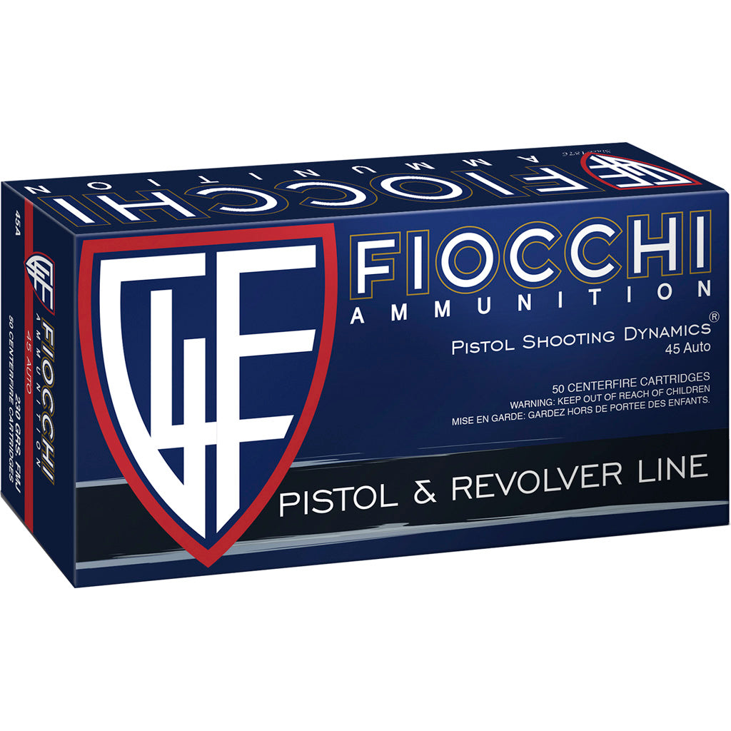 Fiocchi .45 Auto Training Dynamics 230gr FMJ Ammo