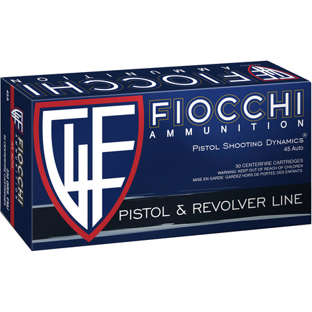 Fiocchi .45 Auto Training Dynamics 230gr FMJ Ammo