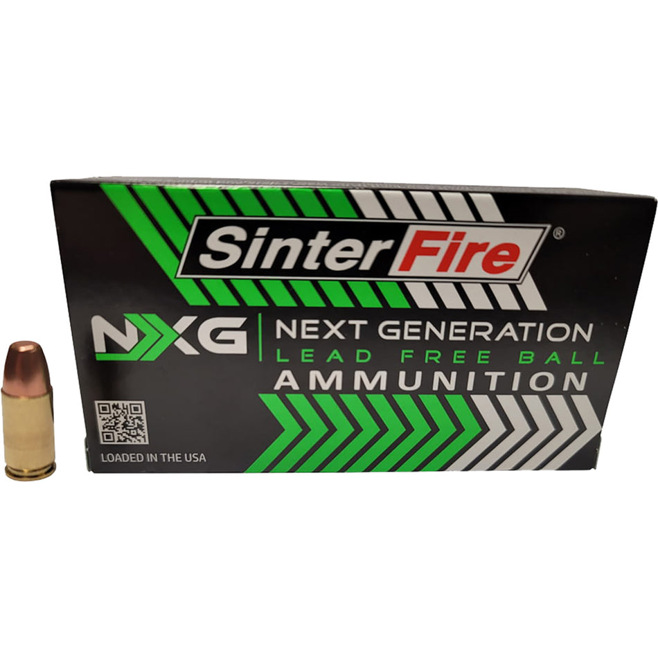 SinterFire SF9100NXG(50) Next Generation (NXG) Lead Free Ball 100 Grain 9mm Luger/Parabellum