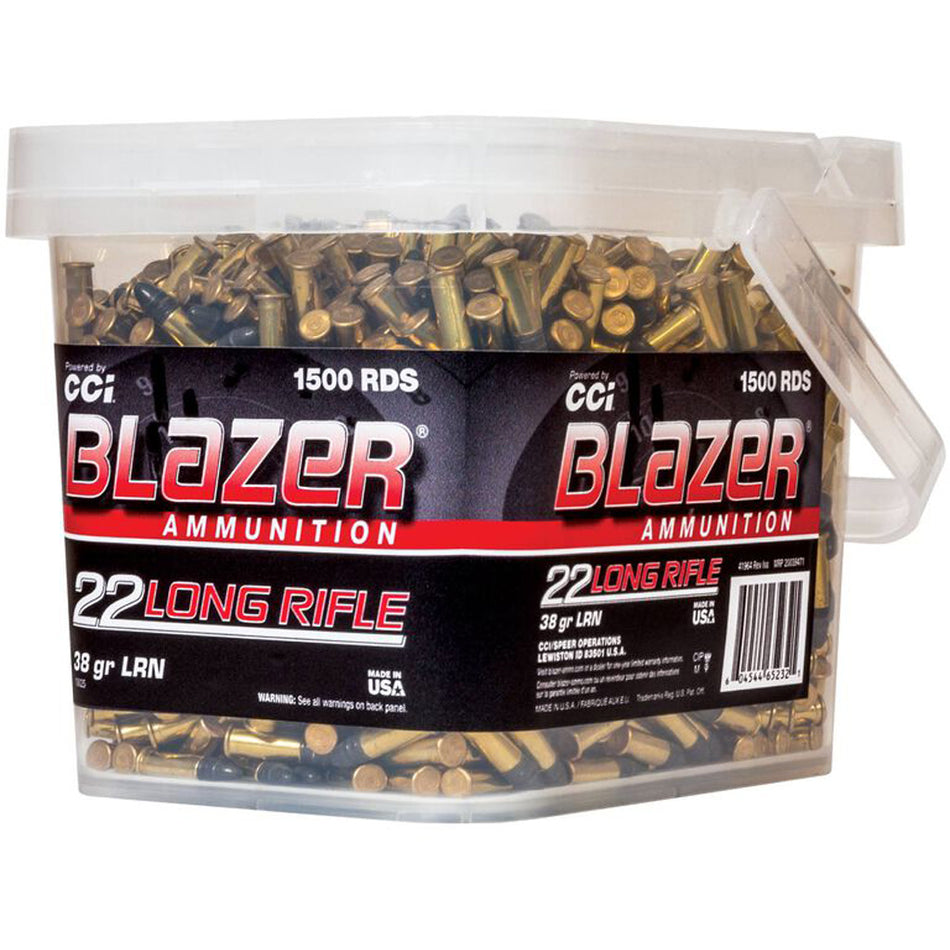 Blazer 10025  Lead Round Nose 38 Grain .22 Long Rifle 1235 fps