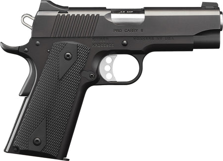 Kimber Mfg.,inc 3200051CA Pro Pro Carry II (CA) 45 ACP 7+1 4" Steel Slide Matte Black/Black Synthetic Double Diamond Checkering Grip