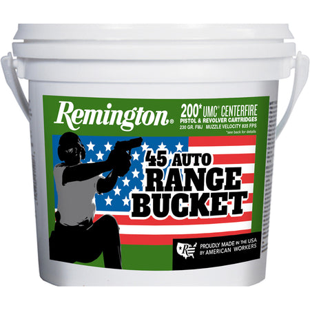 Remington .45 ACP/Auto UMC Range Bucket 230gr FMJ Ammo
