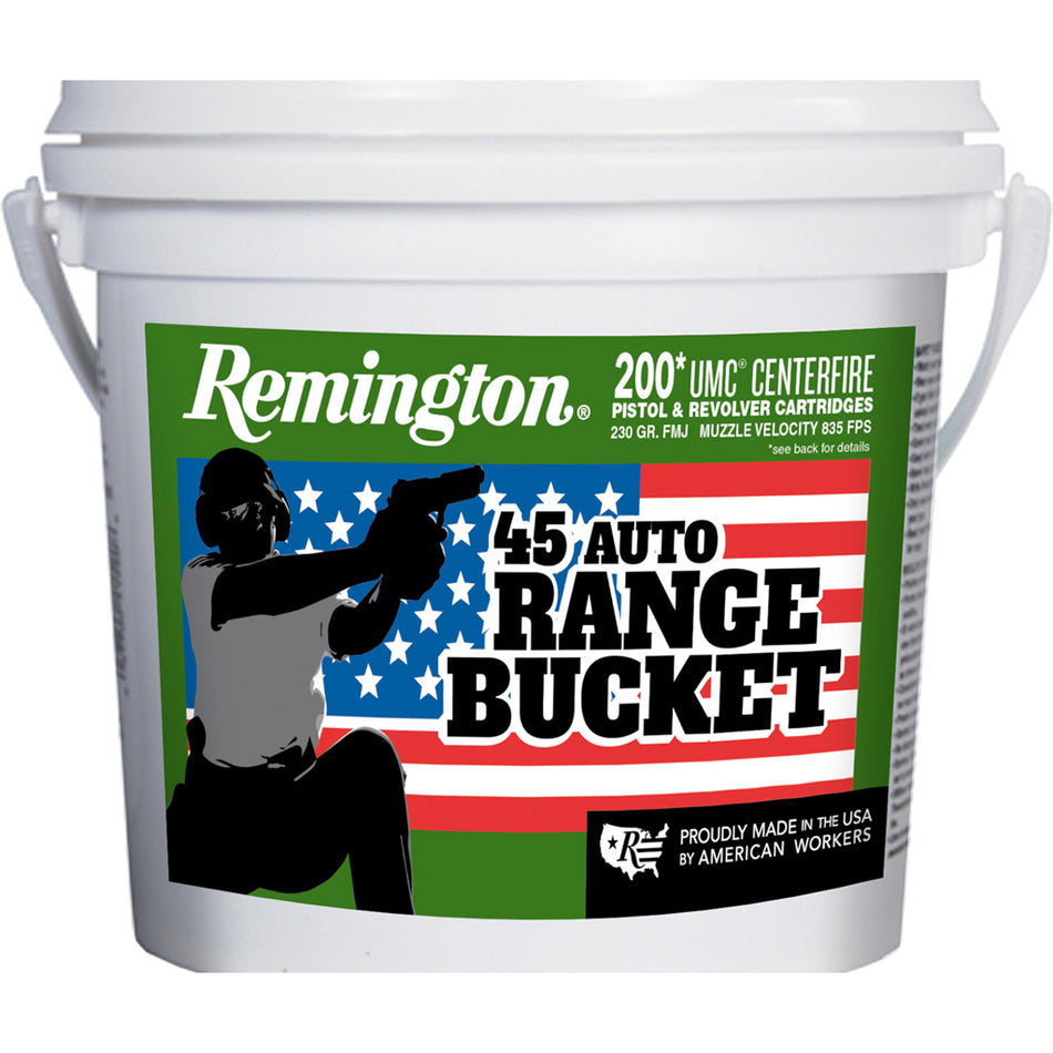Remington .45 ACP/Auto UMC Range Bucket 230gr FMJ Ammo