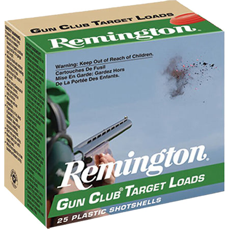 Remington Gun Club Target Loads Low Recoil 12 Gauge 2.75 in 1-1/8 oz #8