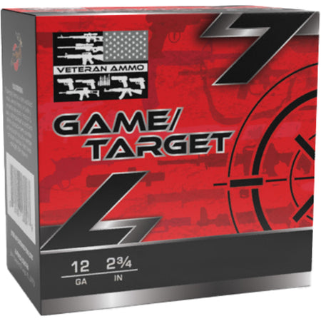 Veteran Ammo Game & Target 12 Gauge 2.75 in 1 oz #7.5