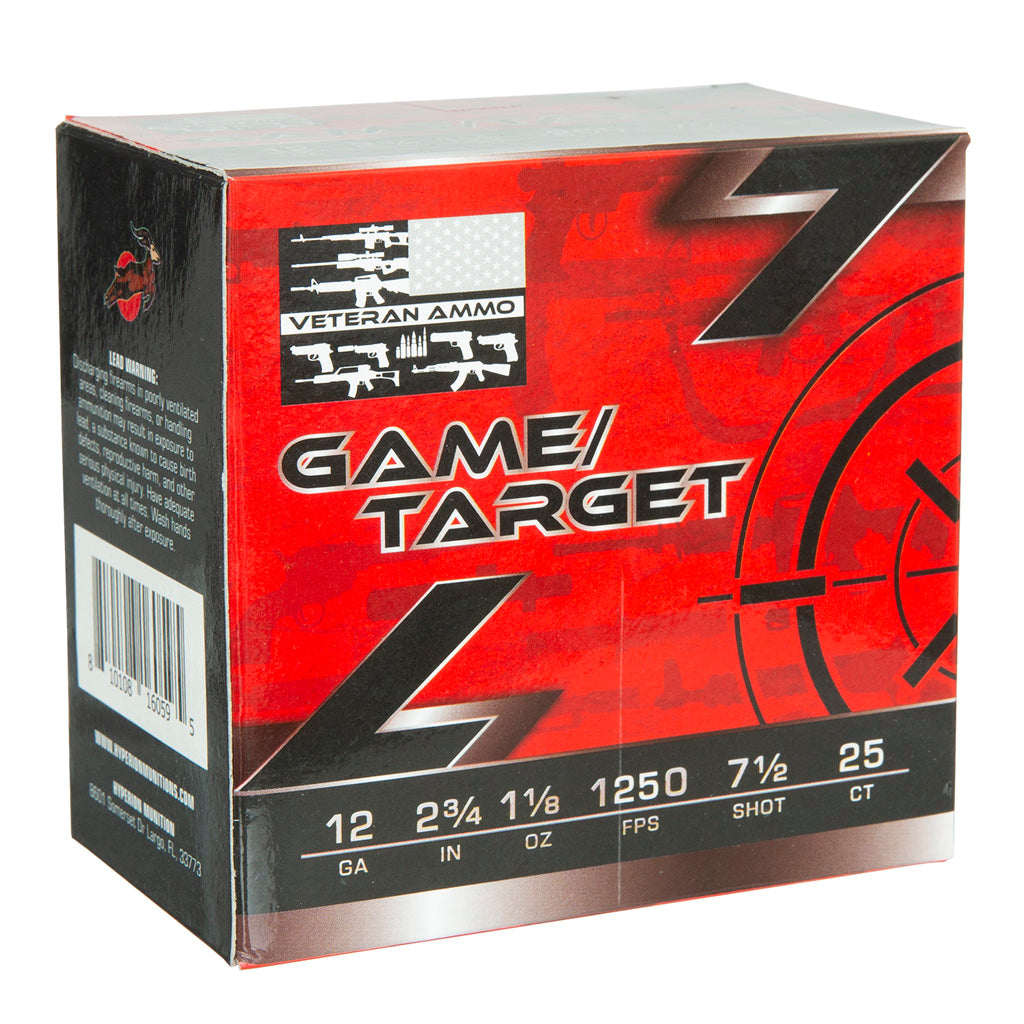 Veteran Ammo 12 Gauge 2.75" 1 1/8 oz #7.5 Shot